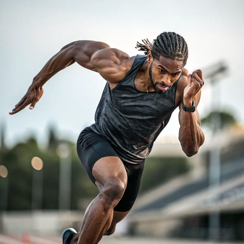 Athlete in action