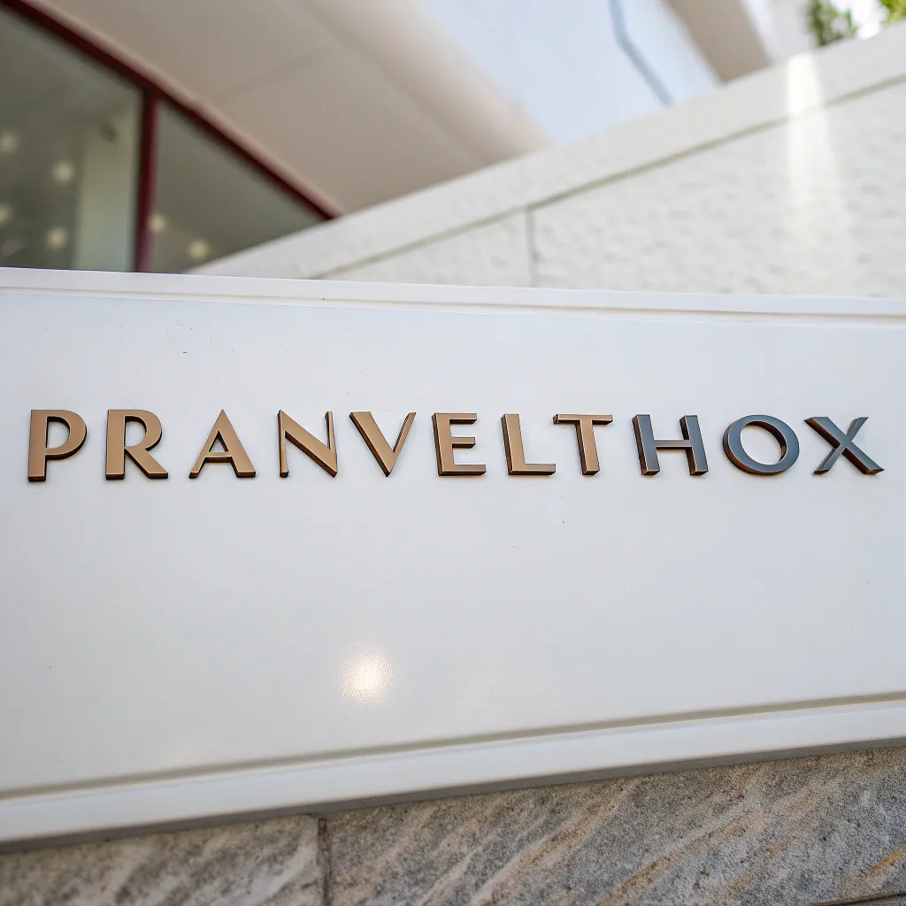 Pranvelthox Logo